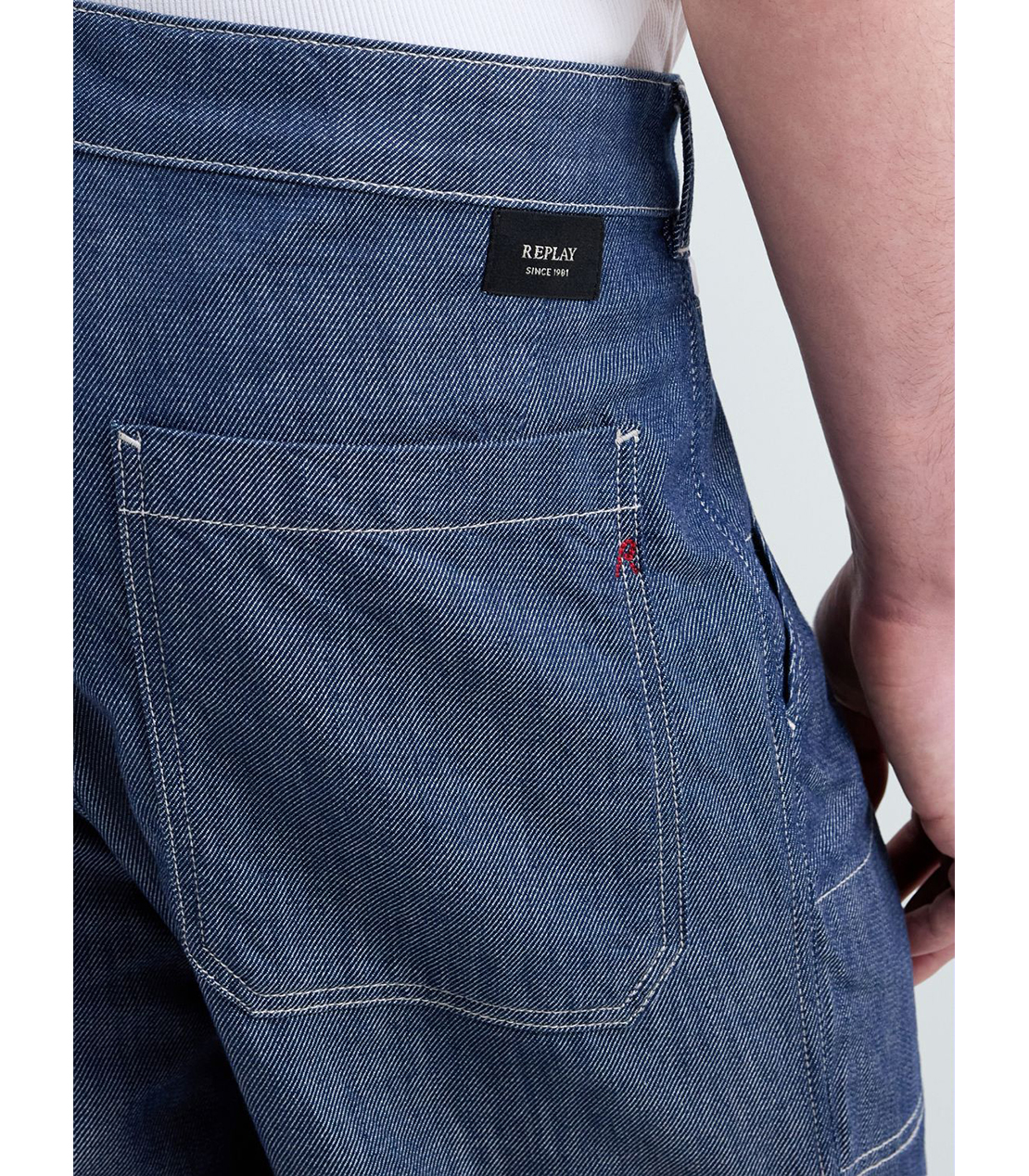 ライトデニムパンツ（セットアップ） 詳細画像 ダークブルー 7